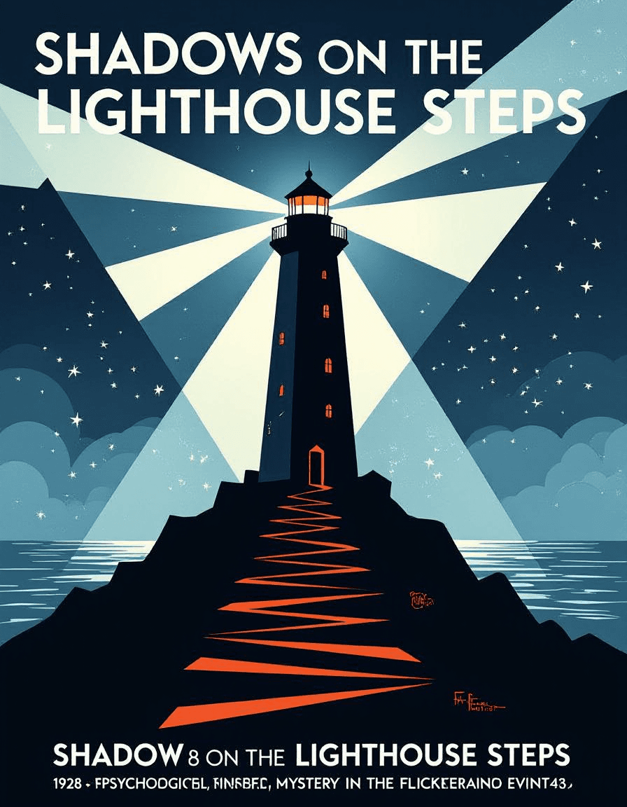 SHADOWS ON THE LIGHTHOUSE STEPS