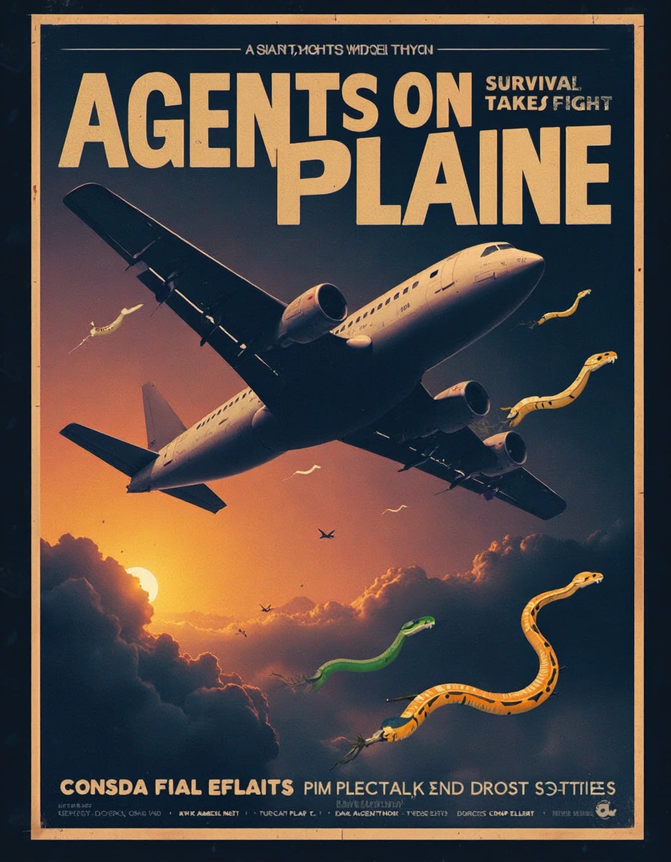 AGENTS ON A PLANE