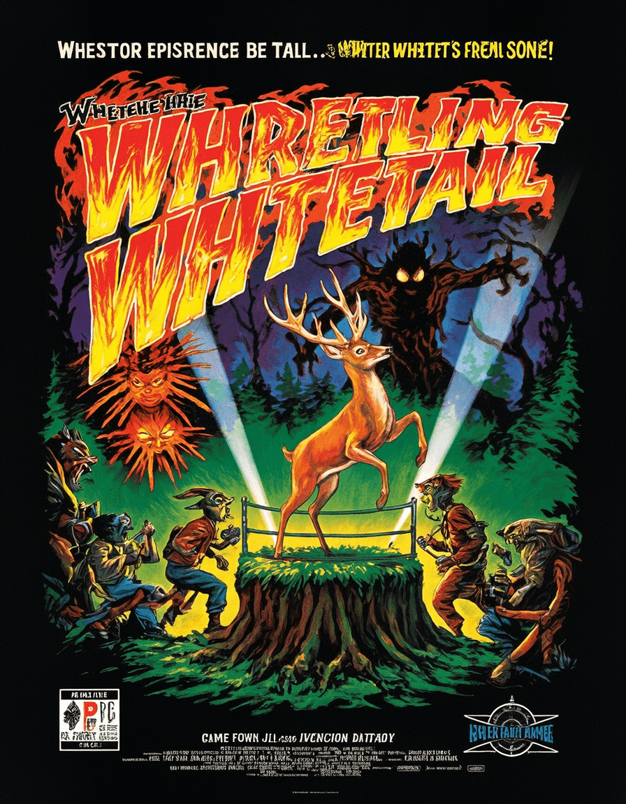 WRESTLING WHITETAIL