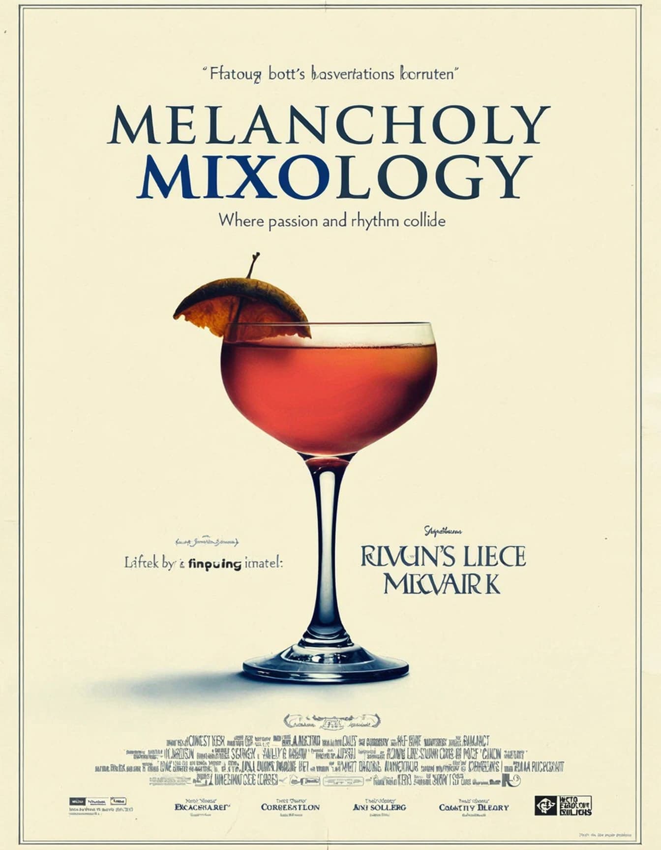 MELANCHOLY MIXOLOGY